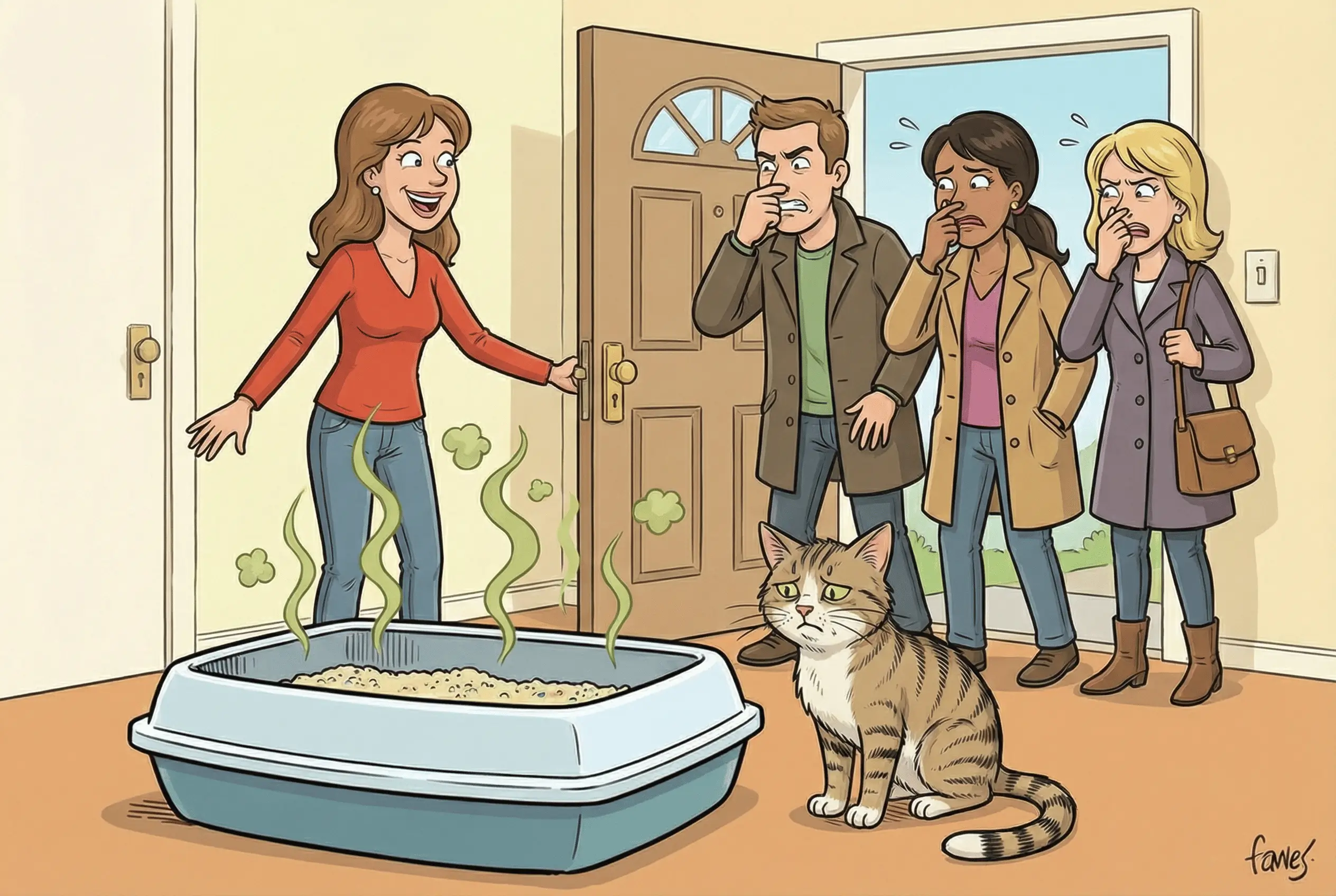 Invites qui sentent l'odeur